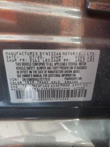 2020 NISSAN SENTRA SR 3N1AB8DV4LY271515