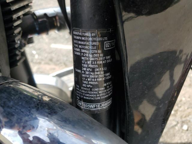 2014 TRIUMPH MOTORCYCLE THUNDERBIR SMTB05WF1EJ646944