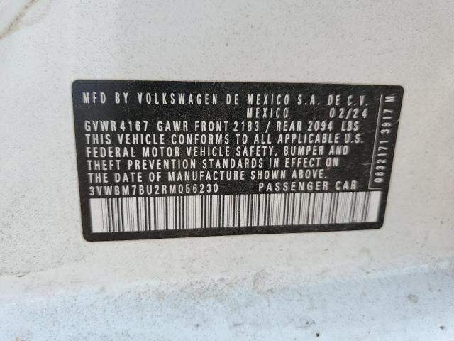 2024 VOLKSWAGEN JETTA SPOR 3VWBM7BU2RM056230