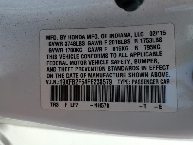 2015 HONDA CIVIC LX 19XFB2F54FE238579