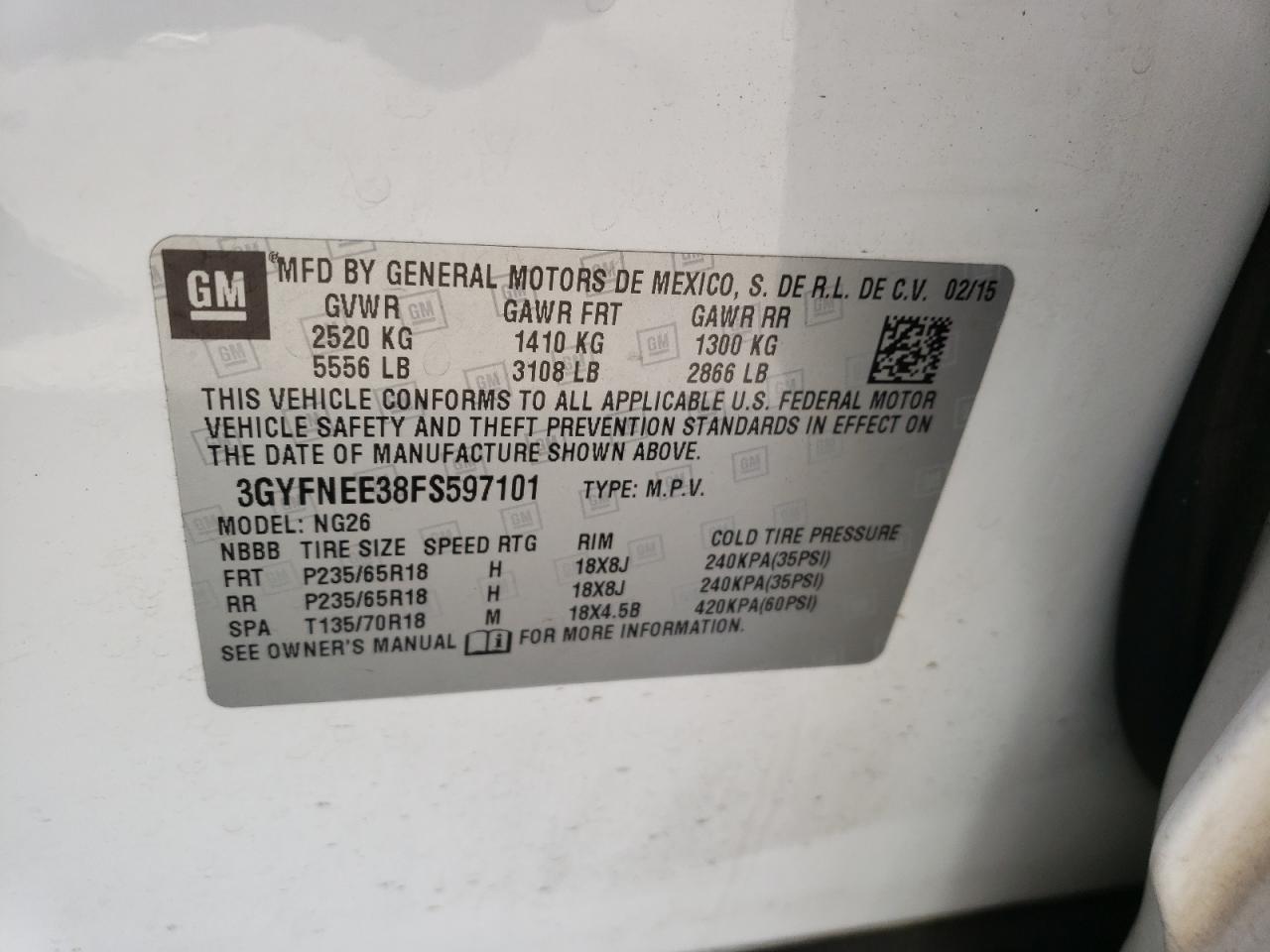 CADILLAC SRX LUXURY COLLECTION