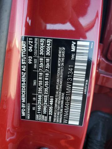 2021 MERCEDES-BENZ GLB 250 4MATIC W1N4M4HB1MW131341