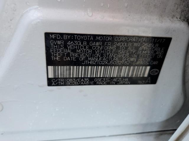 2018 LEXUS IS 350 - JTHBZ1D2XJ5032182