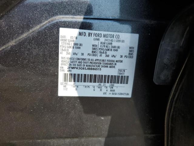 2018 FORD EDGE SE - 2FMPK3G93JBB86515