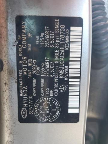 2011 HYUNDAI TUCSON GLS - KM8JUCAC5BU178738