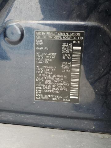 2016 NISSAN ROGUE S KNMAT2MV1GP734810