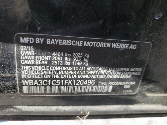 2015 BMW 328 I SULE WBA3C1C51FK120496