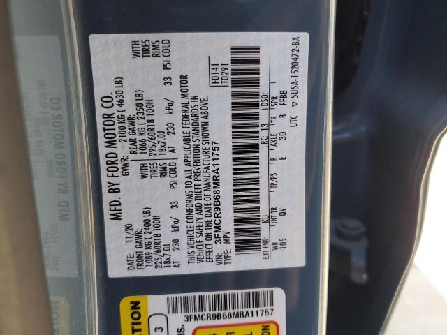 2021 FORD BRONCO SPO 3FMCR9B68MRA11757