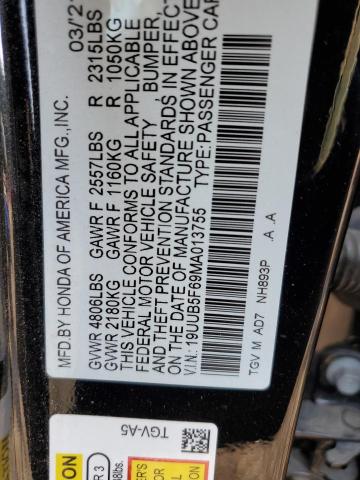 2021 ACURA TLX ADVANC 19UUB5F69MA013755
