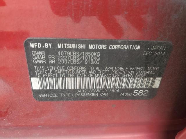 2015 MITSUBISHI LANCER GT JA32U8FW5FU013804
