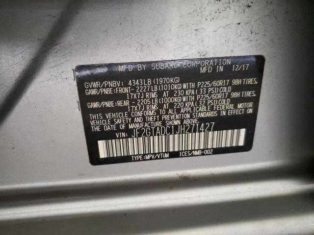 2018 SUBARU CROSSTREK JF2GTADC1JH271427