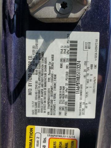 2018 FORD MUSTANG 1FA6P8TH8J5113274