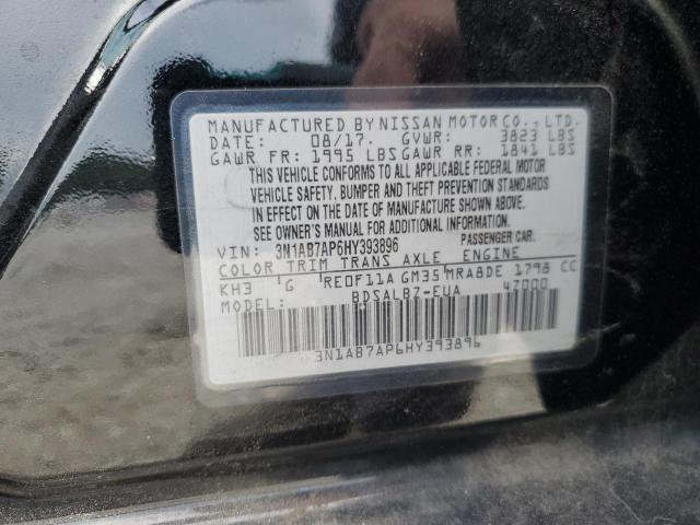 2017 NISSAN SENTRA S - 3N1AB7AP6HY393896