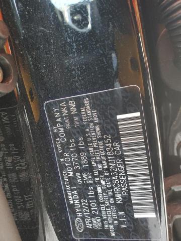 2022 HYUNDAI VENUE SEL KMHRC8A32NU183452