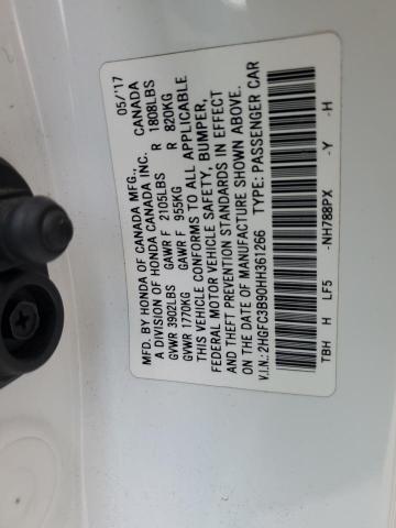 2017 HONDA CIVIC TOUR #3312327772