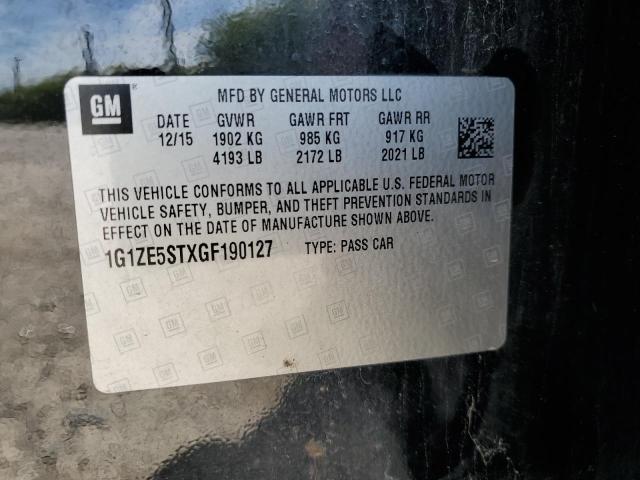 2016 CHEVROLET MALIBU LT 1G1ZE5STXGF190127