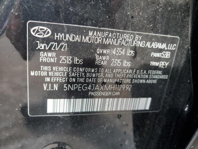 2021 HYUNDAI SONATA SE 5NPEG4JAXMH112992