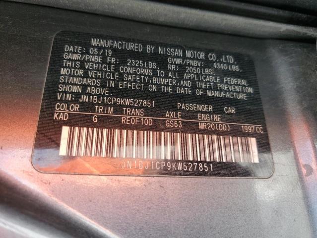 2019 NISSAN ROGUE SPORT S JN1BJ1CP9KW527851