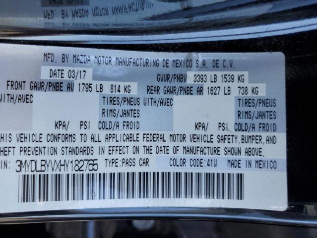 2017 TOYOTA YARIS IA 3MYDLBYVXHY182765