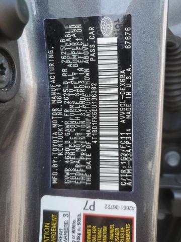 2014 TOYOTA CAMRY HYBR - 4T1BD1FK6EU136382
