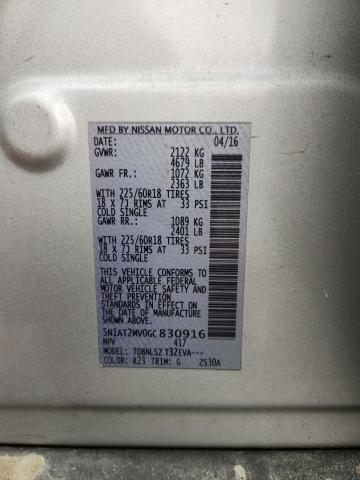 2016 NISSAN ROGUE S #3298087167