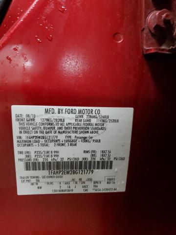 2011 FORD TAURUS SEL - 1FAHP2EW2BG121779