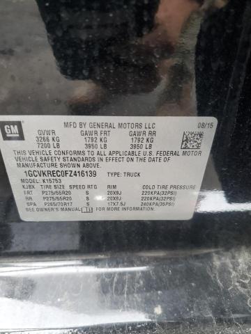 2015 CHEVROLET SILVERADO - 1GCVKREC0FZ416139
