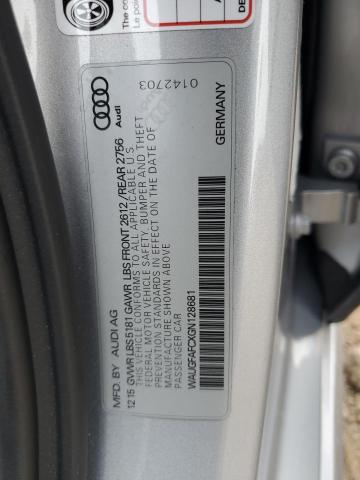2016 AUDI A6 PREMIUM WAUGFAFCXGN128681