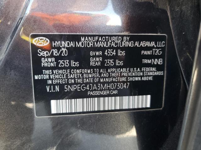2021 HYUNDAI SONATA SE 5NPEG4JA3MH073047