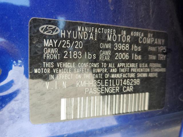 2020 HYUNDAI ELANTRA GT KMHH35LE1LU146298