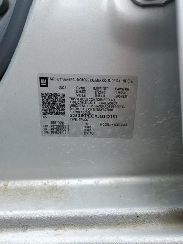 2018 CHEVROLET SILVERADO - 3GCUKPECXJG142151
