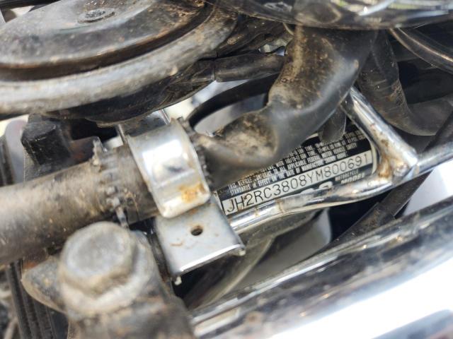 2000 HONDA CB750 JH2RC3808YM800691