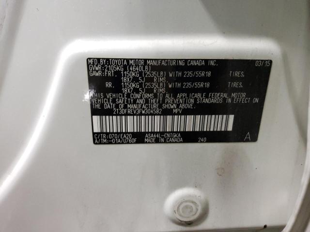 2015 TOYOTA RAV4 LIMIT 2T3DFREV3FW304582
