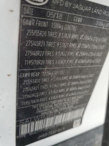 2018 LAND ROVER RANGE ROVER SPORT SUPERCHARGED DYNAMIC SALWR2REXJA805292