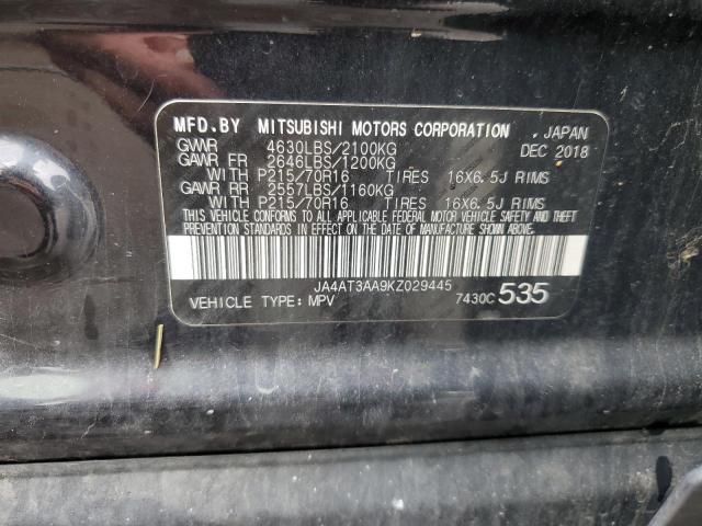 2019 MITSUBISHI ECLIPSE CR JA4AT3AA9KZ029445
