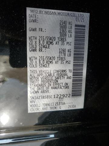 2025 NISSAN MURANO SV 5N1AZ3BS8SC122922