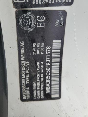 2015 BMW 435 XI WBA3R5C50FK371578