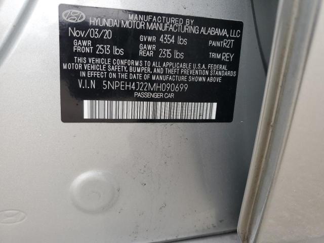 2021 HYUNDAI SONATA LIMITED 5NPEH4J22MH090699