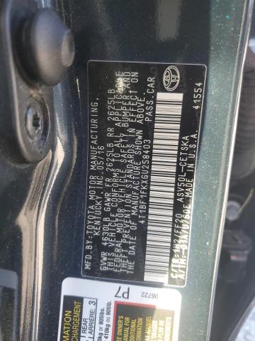 2016 TOYOTA CAMRY LE 4T1BF1FKXGU258403