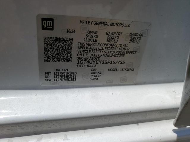 2025 GMC SIERRA K3500 DENALI ULTIMATE 1GT4UYEY3SF157735