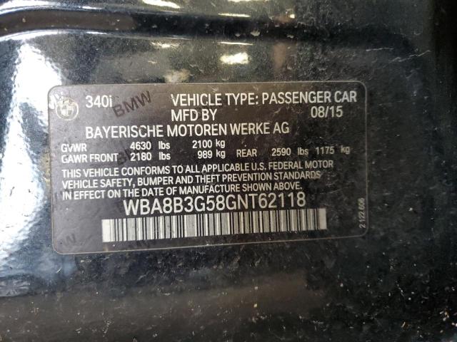 2016 BMW 340 I WBA8B3G58GNT62118