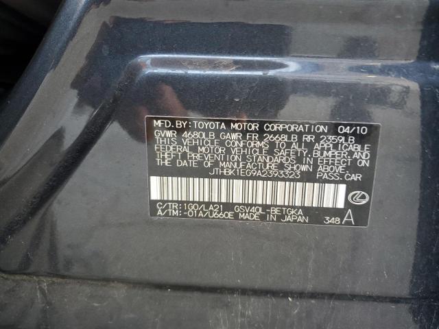 2010 LEXUS ES 350 - JTHBK1EG9A2393323