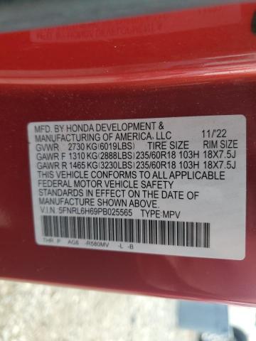 2023 HONDA ODYSSEY EX 5FNRL6H69PB025565