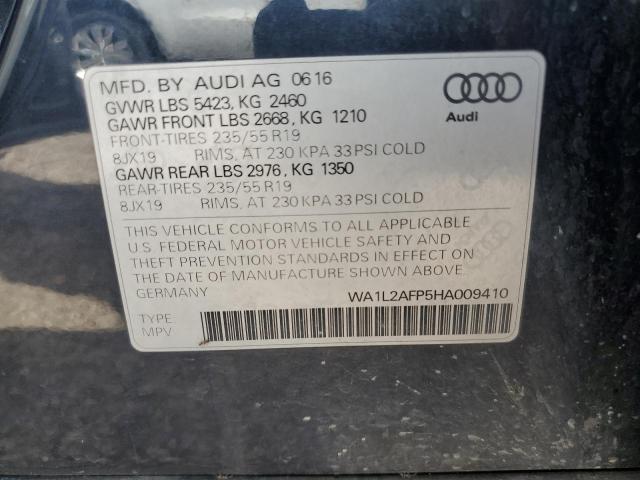 2017 AUDI Q5 PREMIUM - WA1L2AFP5HA009410