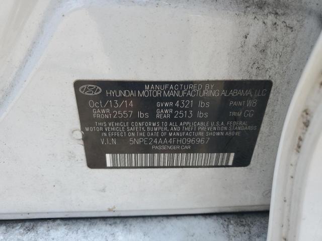 2015 HYUNDAI SONATA ECO 5NPE24AA4FH096967