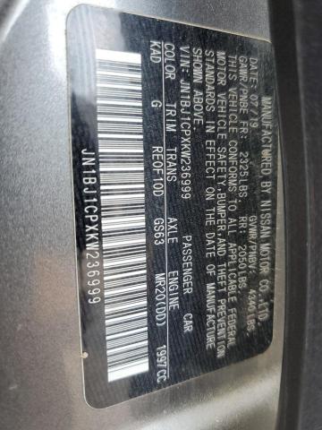 2019 NISSAN ROGUE SPT JN1BJ1CPXKW236999