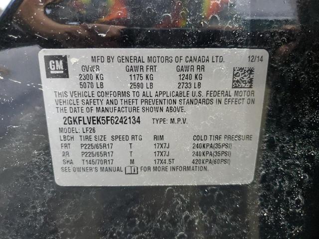 2015 GMC TERRAIN SLE 2GKFLVEK5F6242134