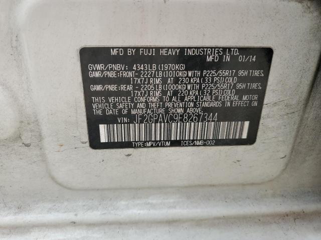 2014 SUBARU XV CROSSTR - JF2GPAVC9E8267344