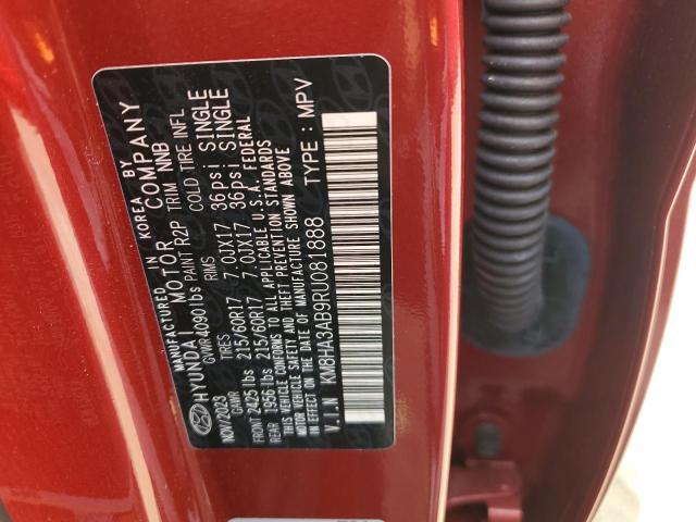 2024 HYUNDAI KONA SE KM8HA3AB9RU081888