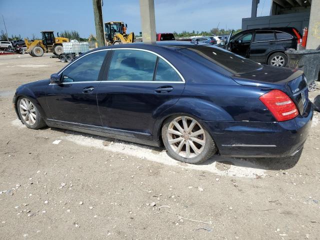 MERCEDES-BENZ S 400 2013 blue sedan 4d hybrid engine WDDNG9FB2DA521435 photo #3